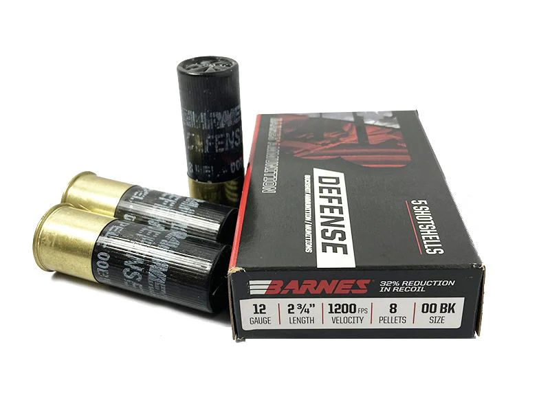 Barnes Defense 12 GA 2 3/4 00 Buck 8 Pellets (32010)