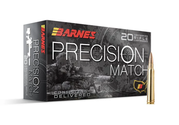 Barnes Precision Match 223 Rem 77gr OTM BT (32018)