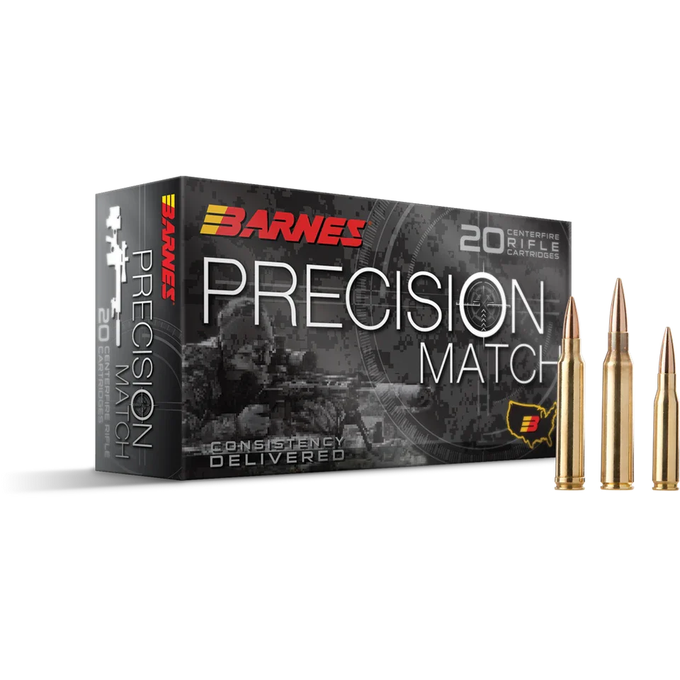 Barnes Precision Match 308 Winchester 175gr OTM BT (30818/BB308WM1)