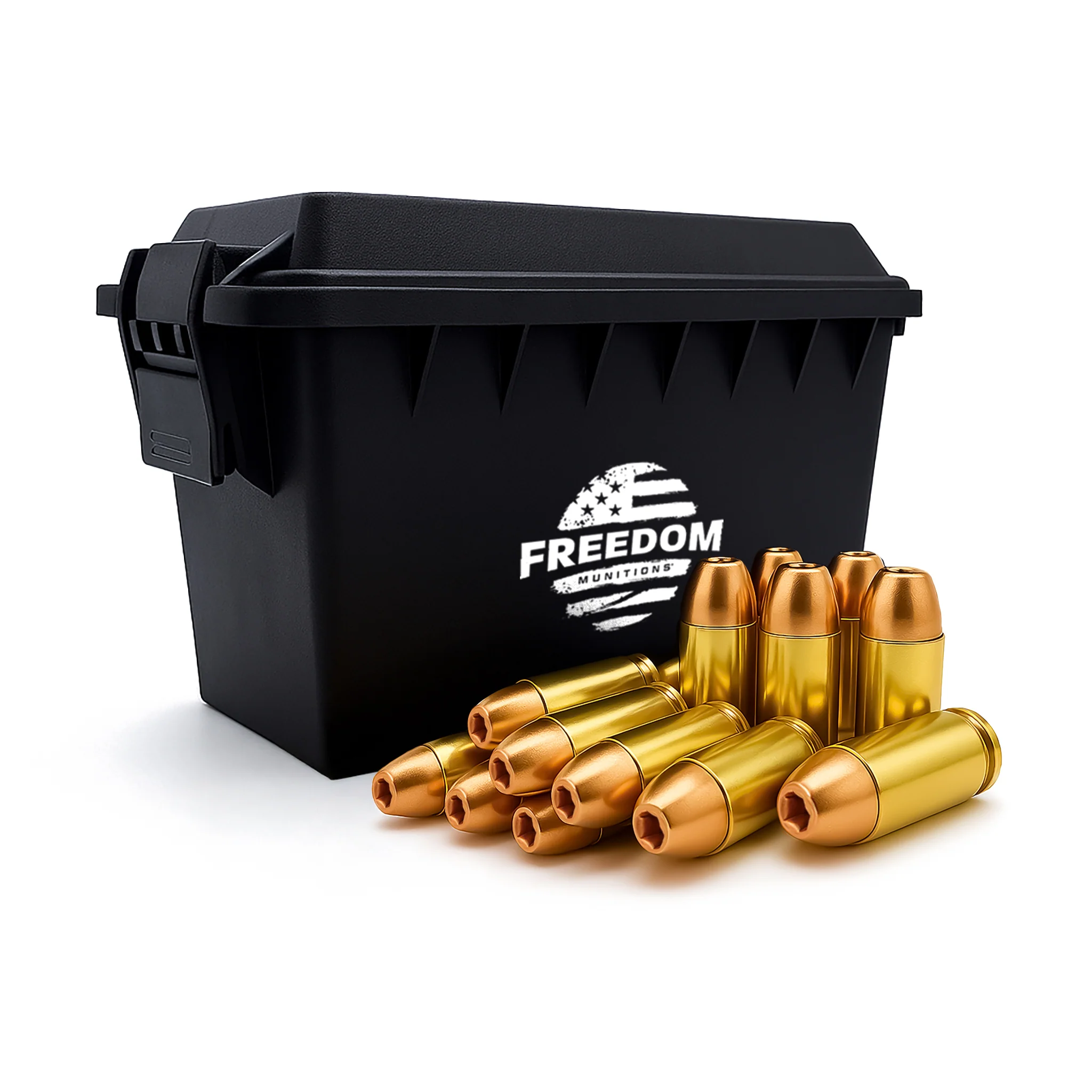 Bulk Freedom Munitions 40 Smith & Wesson Ammo- 165 Gr Hollow Point (HP), 500 rounds, New
