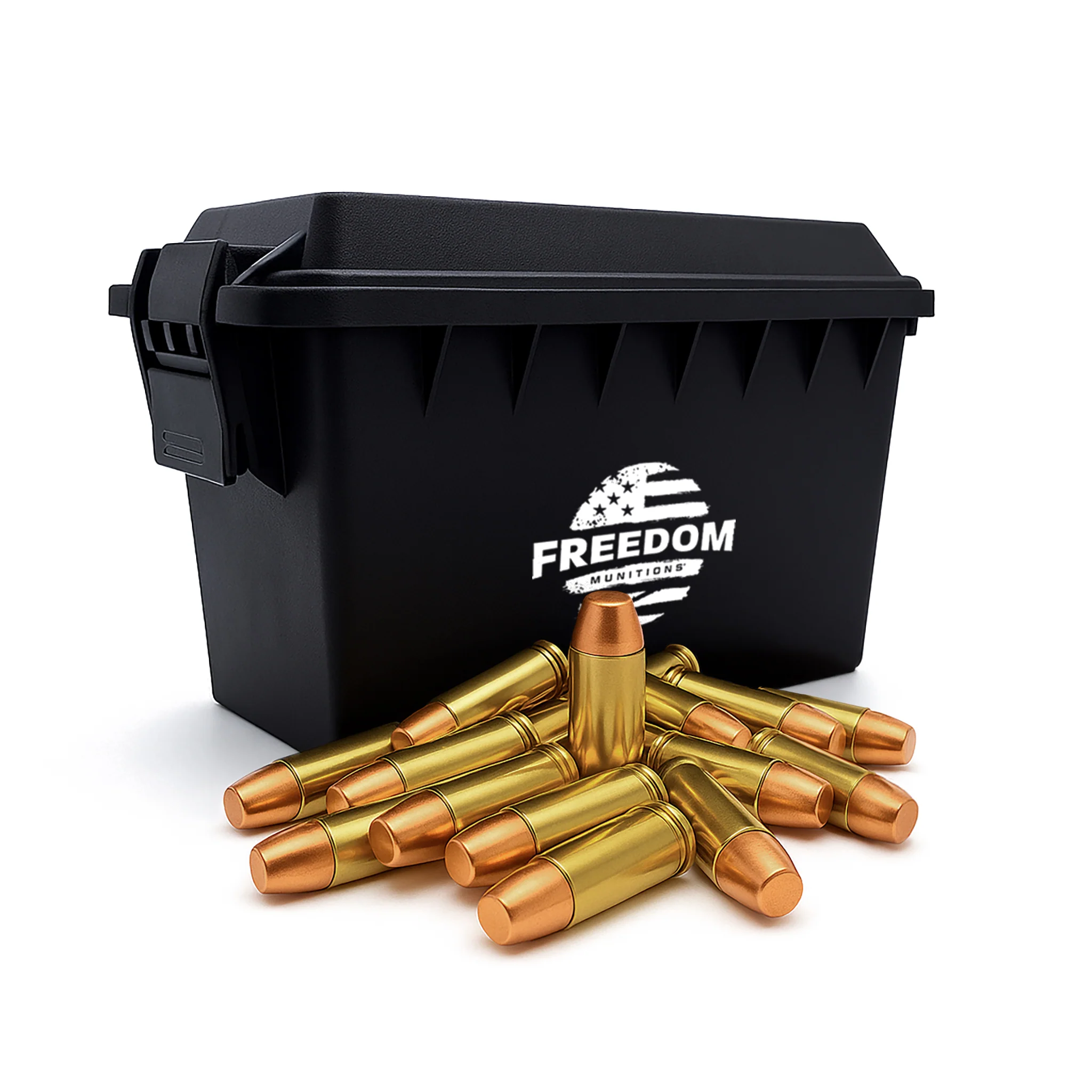 Bulk Freedom Munitions 40 Smith & Wesson Ammo- 165 Gr RNFP, 500 rounds, Remanufactured
