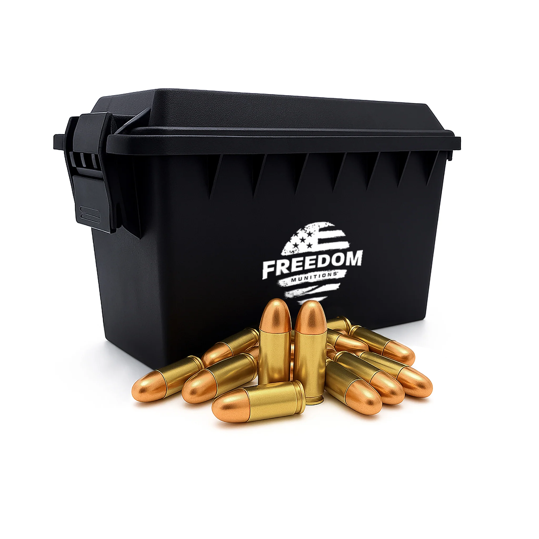 Bulk Freedom Munitions 45 ACP Ammo- 230 Gr Round Nose (RN) Small Primer, 250 rounds, Remanufactured