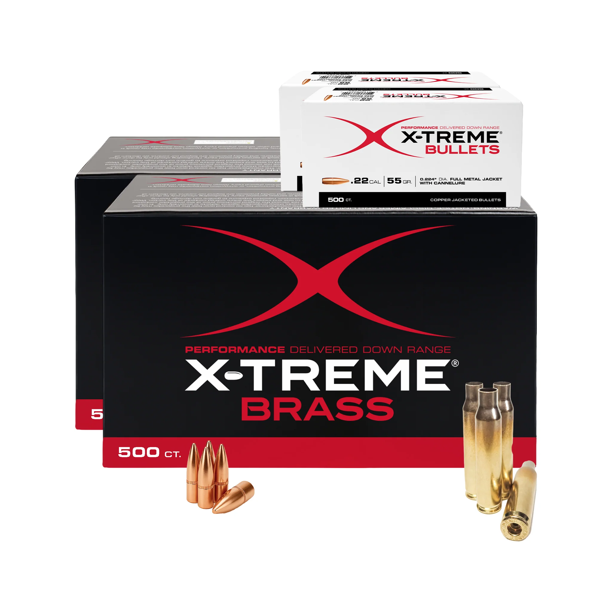 X-Treme 223 Bullet & Brass Component Bundle