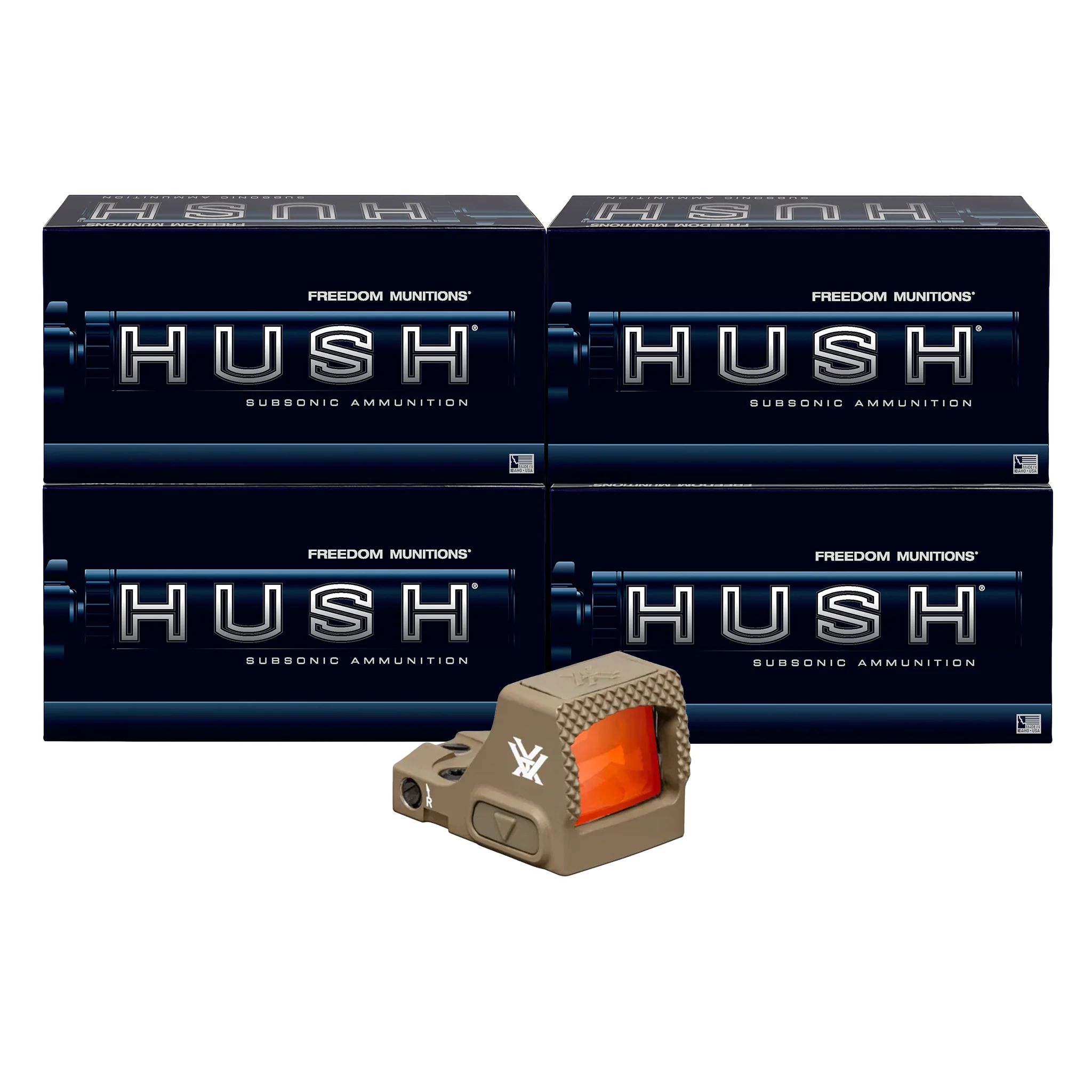 Freedom Munitions 9mm HUSH Subsonic Optic Pro Bundle