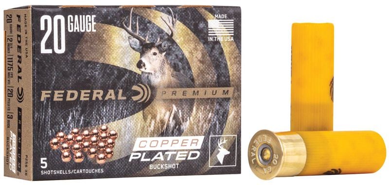 Federal 20 GA PREM 3 BUCK (P2563B)