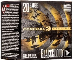 Federal BlackCloud 20 GA 3 1350 fps 1oz #1 (PWBX2091)