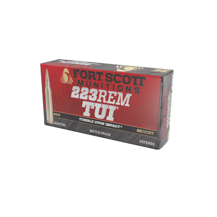 Fort Scott Munitions 223 Rem 40gr TUI (FS223REM40_TBU)