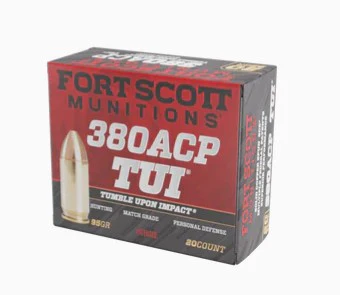 Fort Scott Munitions 380 ACP 95gr TUI (FS380ACP_TBU)