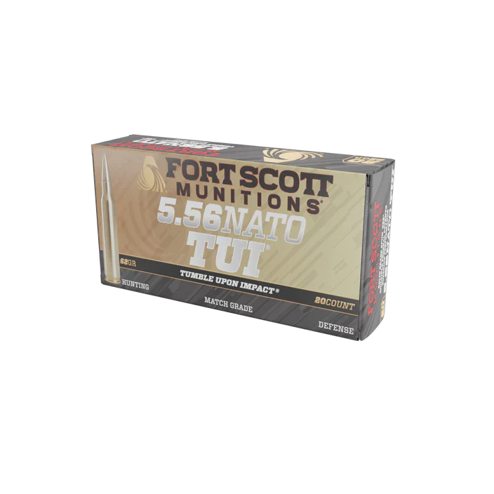 Fort Scott Munitions 5.56 Nato 62gr TUI (FS556NATO62_TBU)