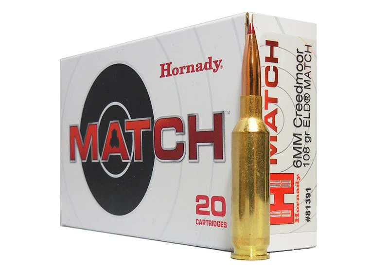 Hornady 6mm Creedmoor 108gr ELD-X Match (81391)