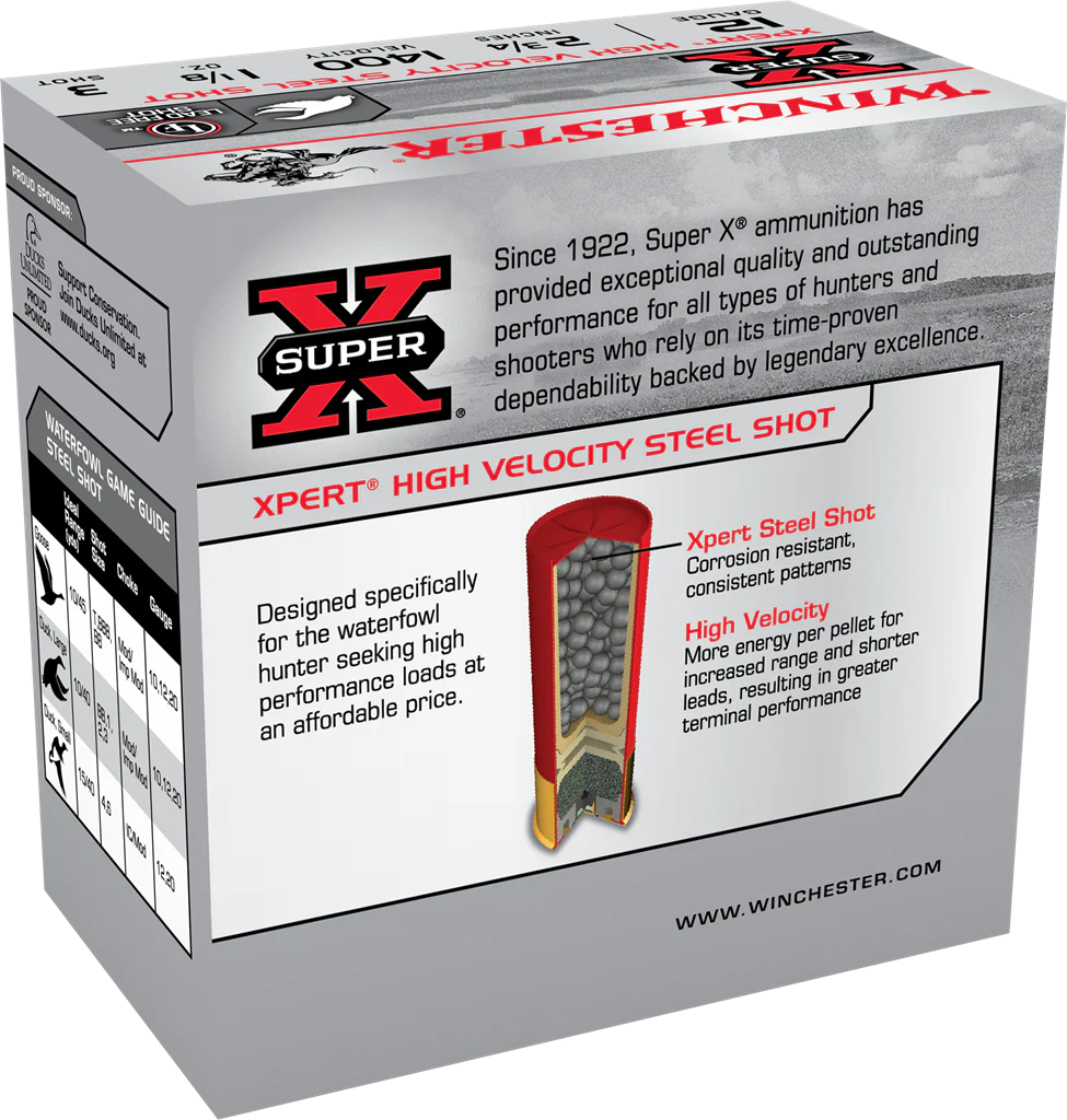 Winchester Super-X Xpert High Velocity 12ga 2 3/4" #3 Shot (WEX12H3) - Image 2